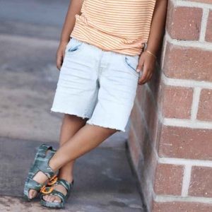 Cat & Jack Toddler Boys Raw Hem Denim Shorts in Light Blue